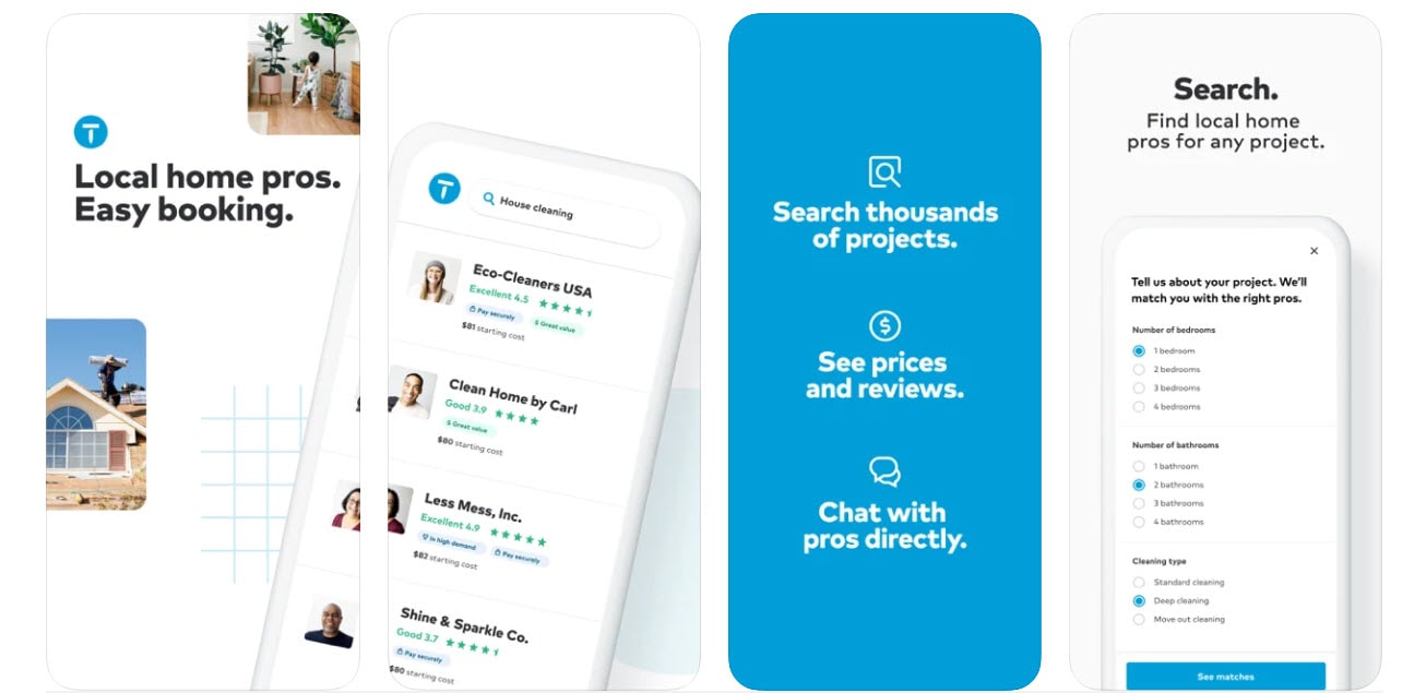 Thumbtack ios app