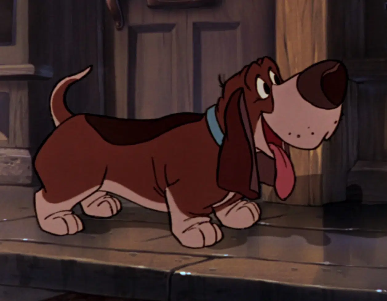 Toby from the movie The Great Mouse Detective