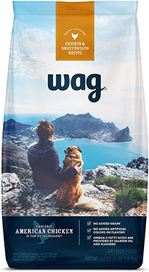 Wag Chicken and Sweet Potato dog food