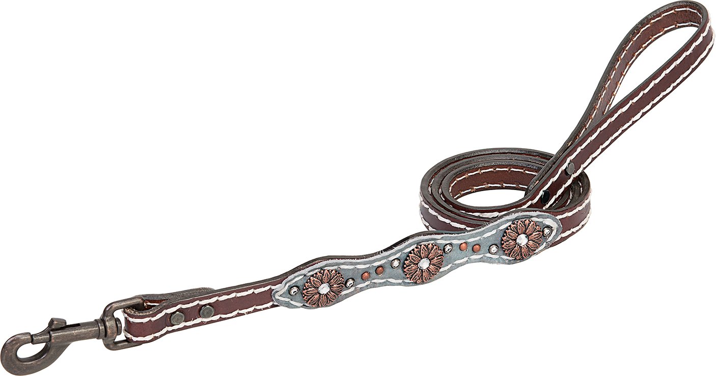 Weaver Pet Savannah Leather Dog Leash