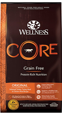 Wellness CORE Grain-Free Original Deboned Turkey, Turkey Meal & Chicken Meal Recipe Dry Dog Food