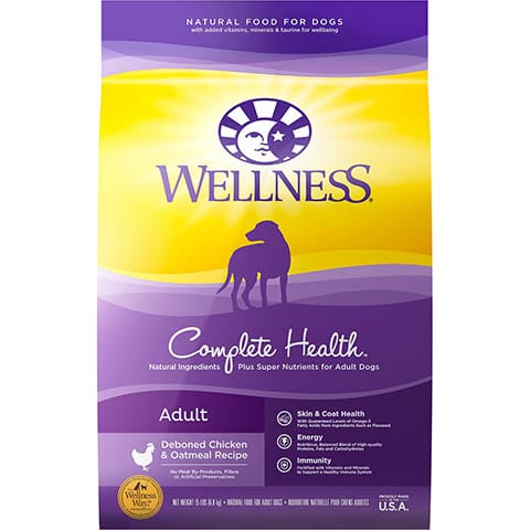 Wellness Complete Health Adult Deboned Chicken & Oatmeal Recipe Dry Dog Food