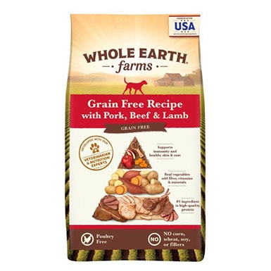 Whole Earth Farms Pork, Beef & Lamb Recipe