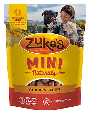 Zuke's Mini Naturals Chicken Recipe Training Dog Treats
