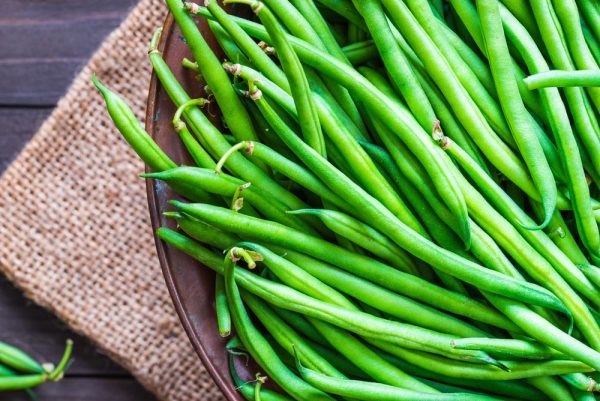 close up of green beans