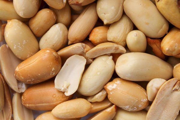 close up peanuts