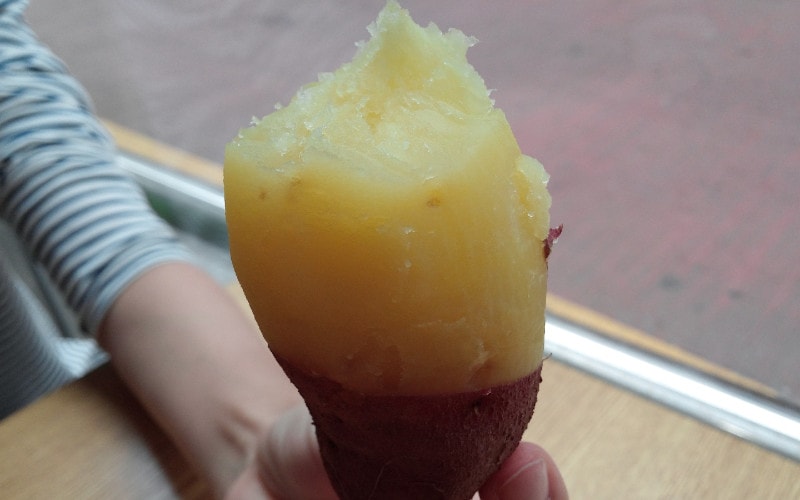 cooked sweet potato