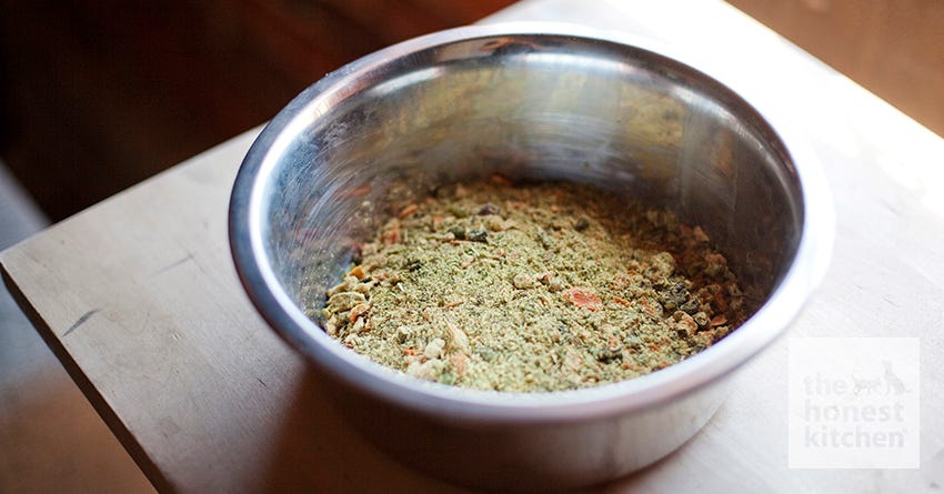 Dehydrated Dog Food