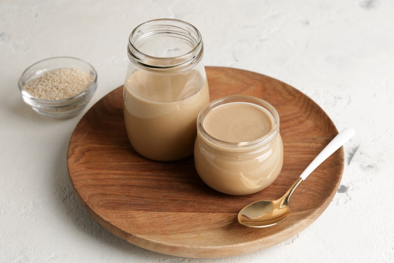 jars of tahini