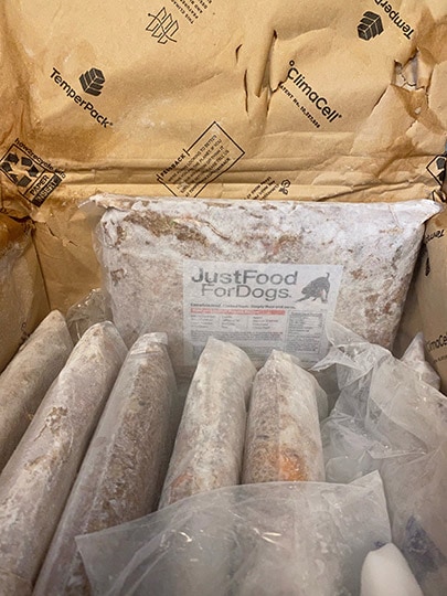 just food for dogs beef and russet potato recipes in a box