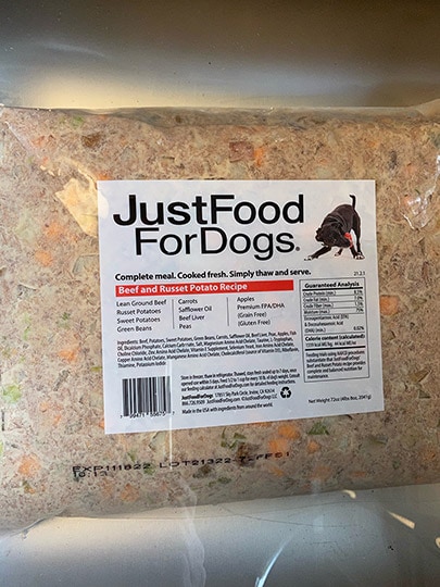 just food for dogs fresh beef and russet potato recipe