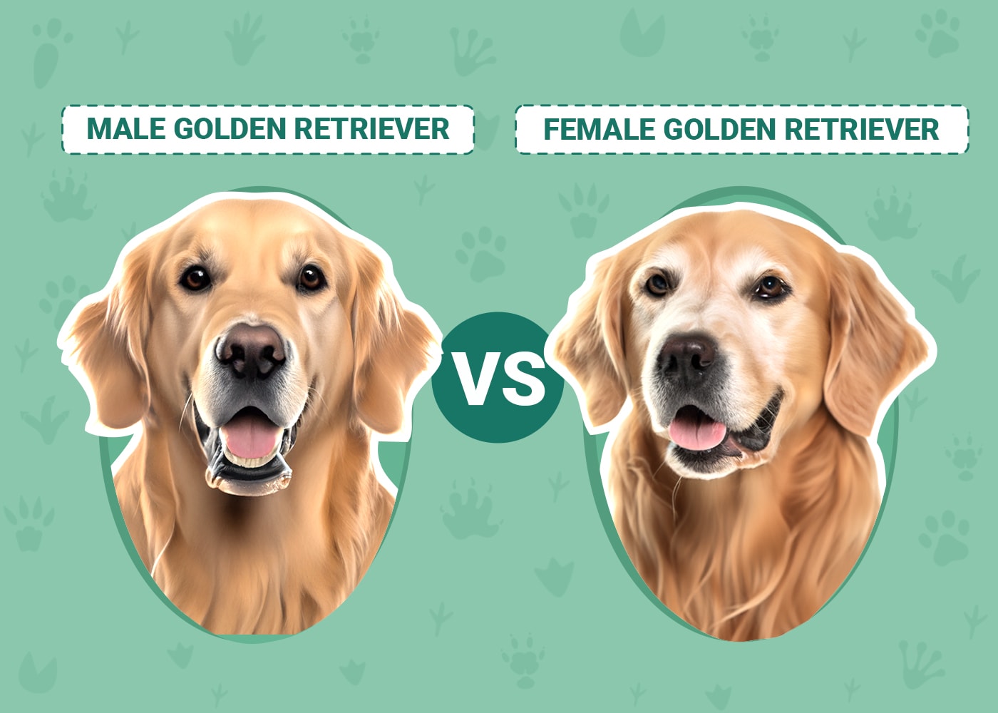 Male vs Female Golden Retriever