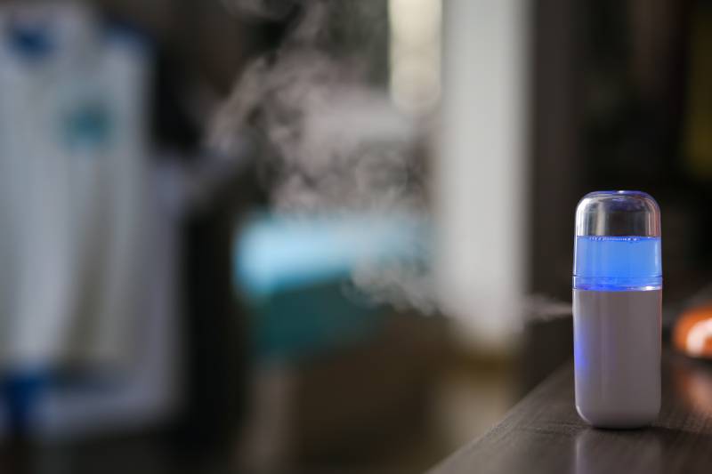 mist sprayer on the table at home