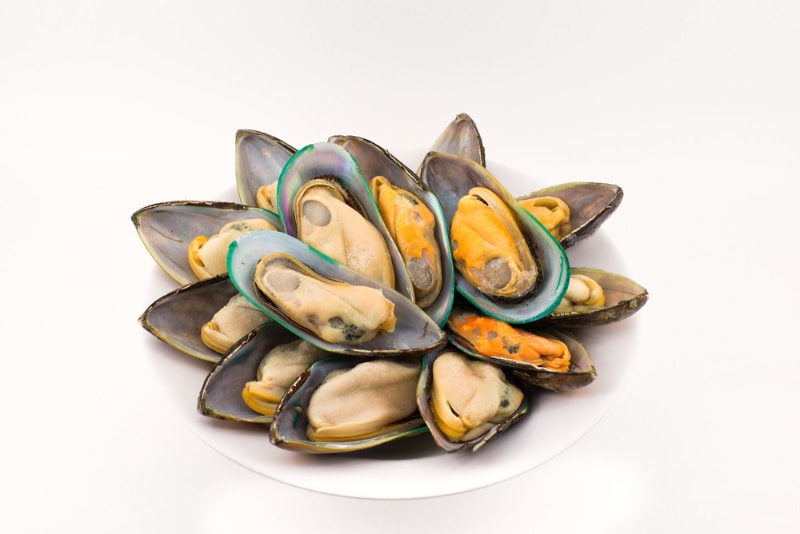 mussels on a plate