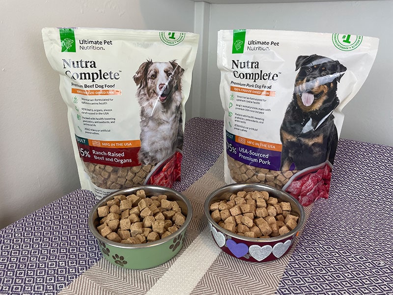 nutra complete premium beef and pork dog foods