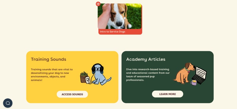 pupford academy training sounds and articles