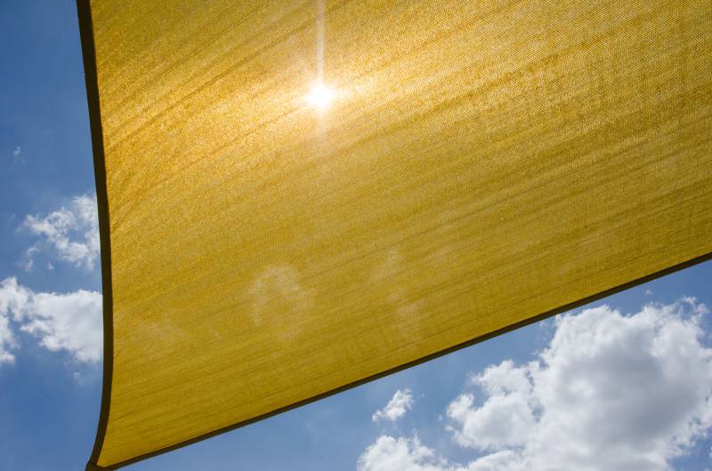 shade cloth background