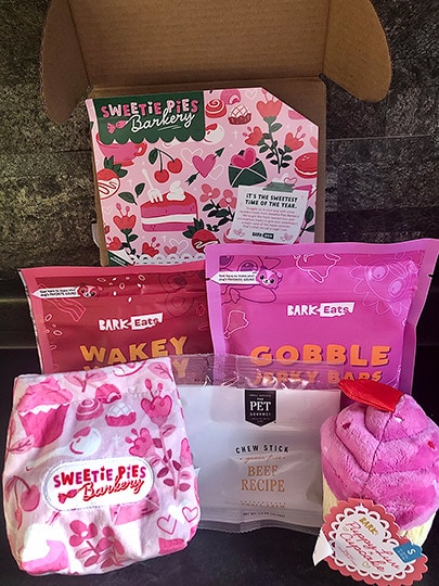 sweetie pies bakery barkbox items