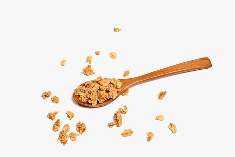 teaspoon of granola