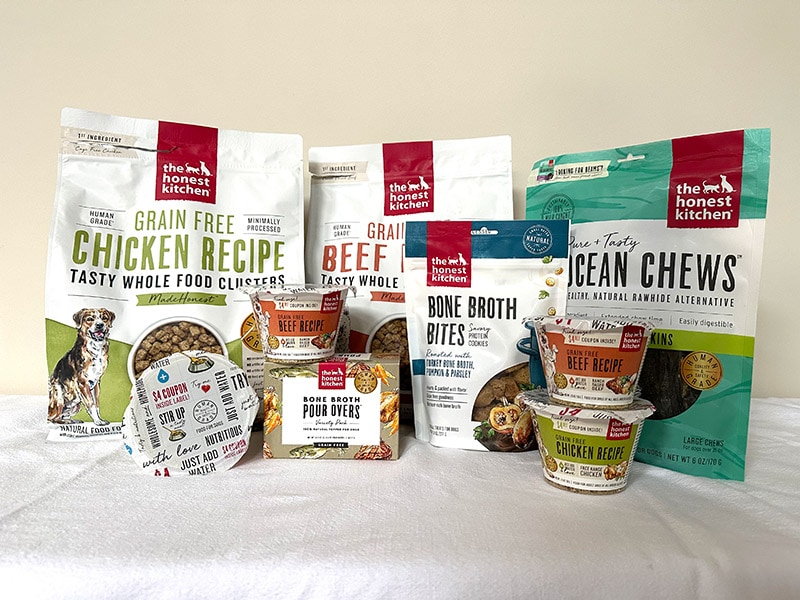the honest kitchen dog foods