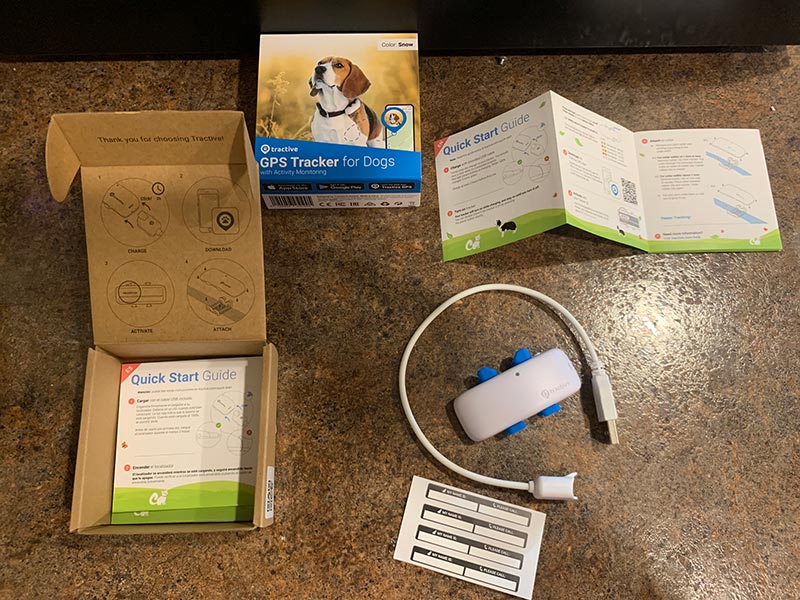 tractive dog gps tracker contents