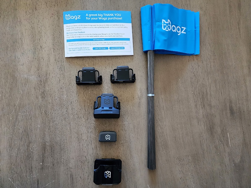 wagz freedom smart dog collar contents