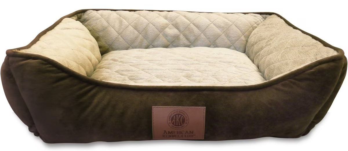 American Kennel Club Self-Heating Bolster Dog Bed
