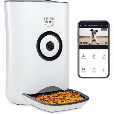 Arf Pets Smart Automatic Wi-Fi Enabled Pet Feeder With HD Camera