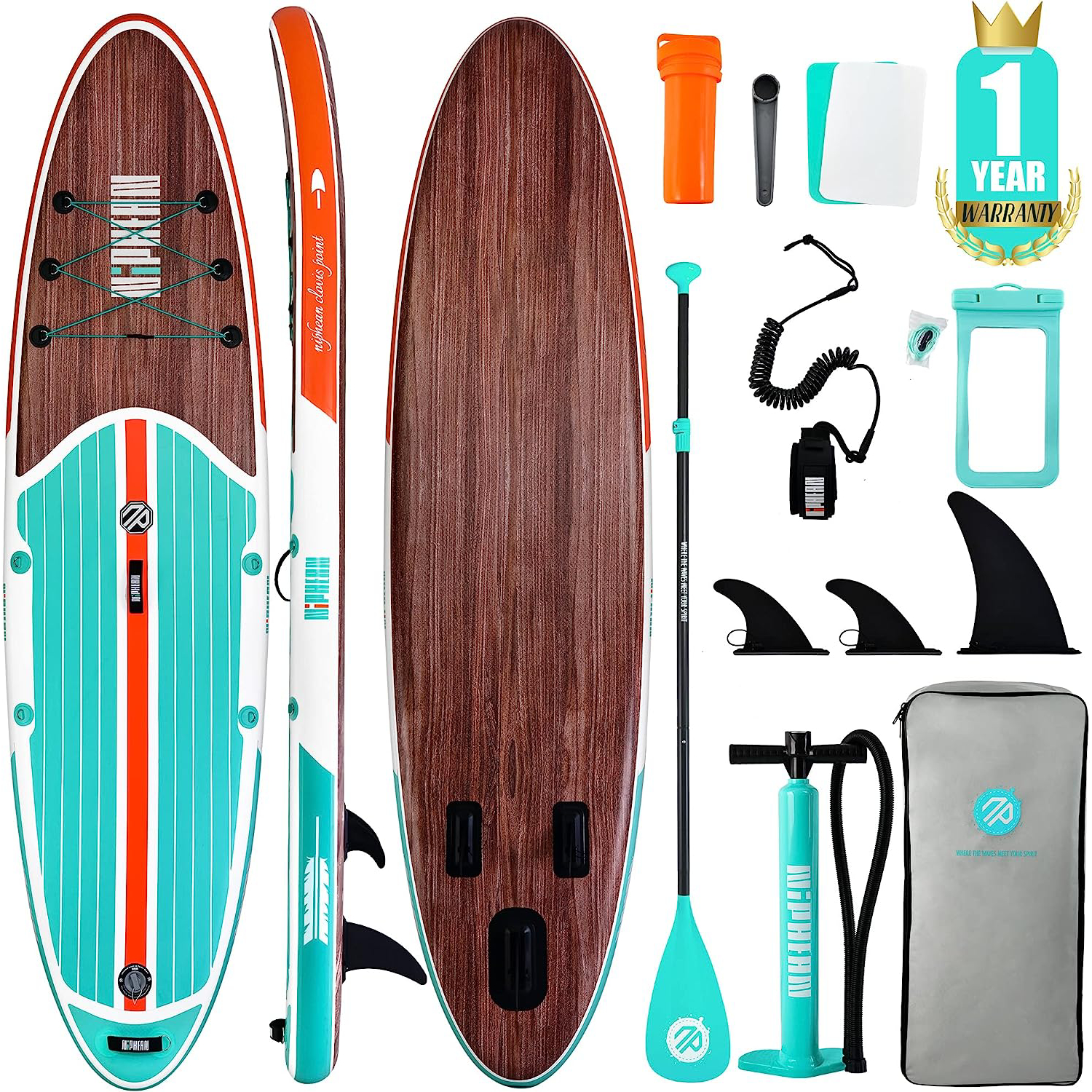 Inflatable Stand Up Paddle Board with SUP Accessories