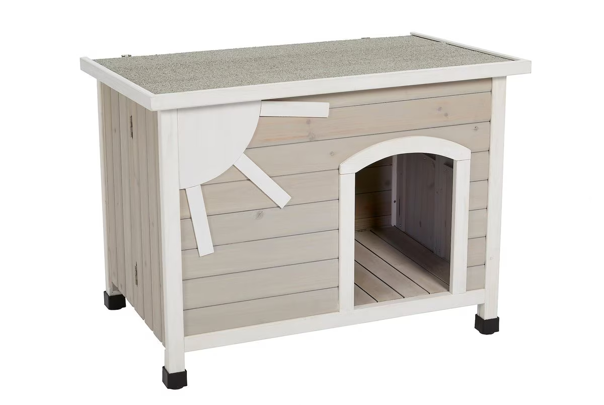 MidWest Eillo Folding Outdoor Wood Dog House 
