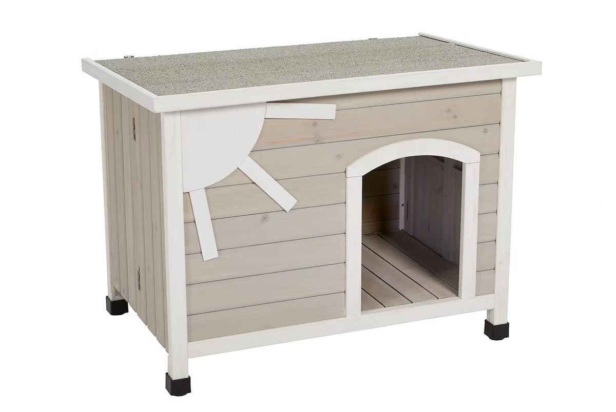 MidWest Eillo Folding Outdoor Wood Dog House
