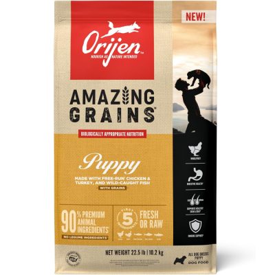 ORIJEN Amazing Grains Puppy Dry Dog Food