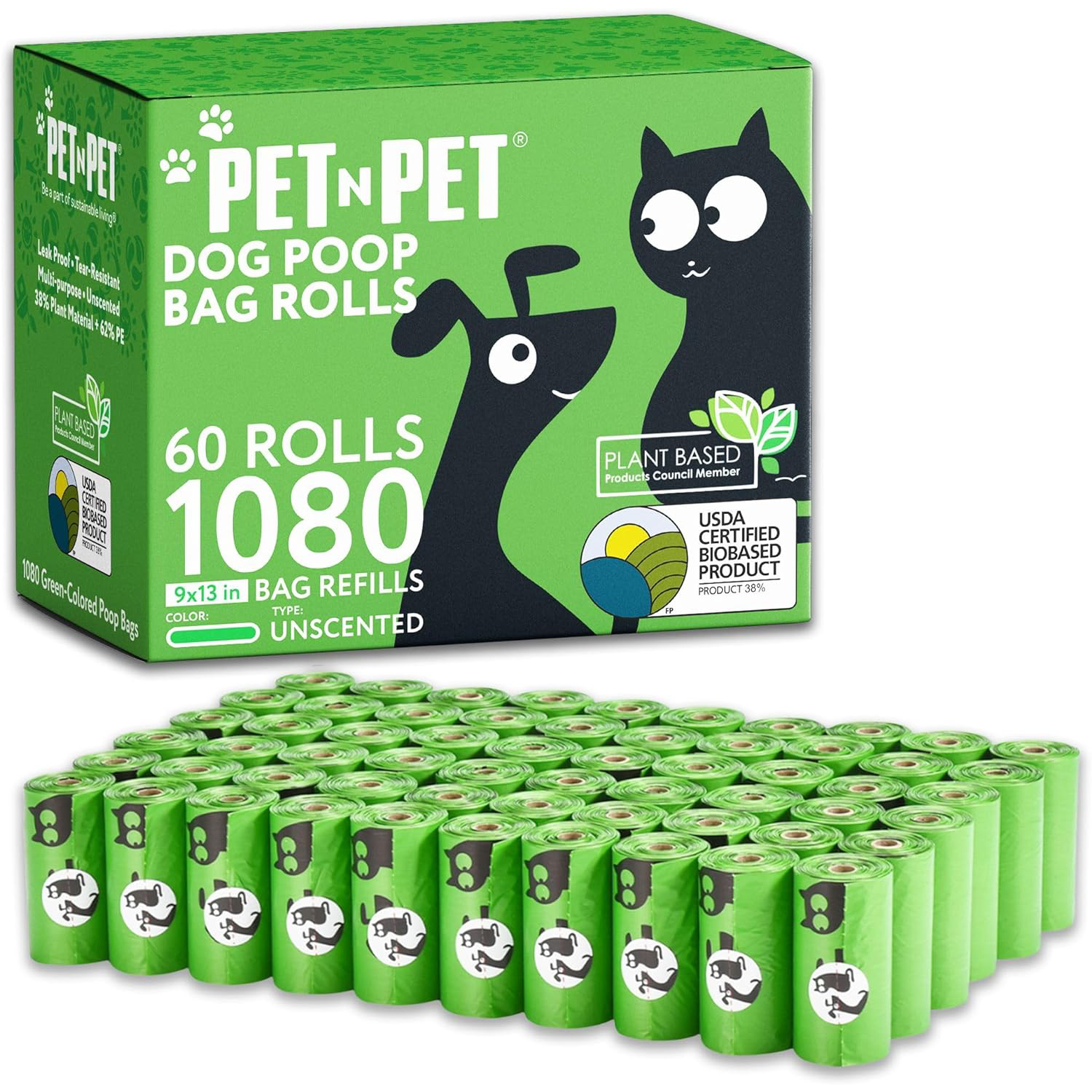 PET N PET Dog Poop Bags 2024 - 10 Best Biodegradable Dog Poop Bags in 2024 – Reviews &amp; Top Picks