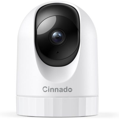 Cinnado Security Camera Indoor-2K 360° WiFi Cameras