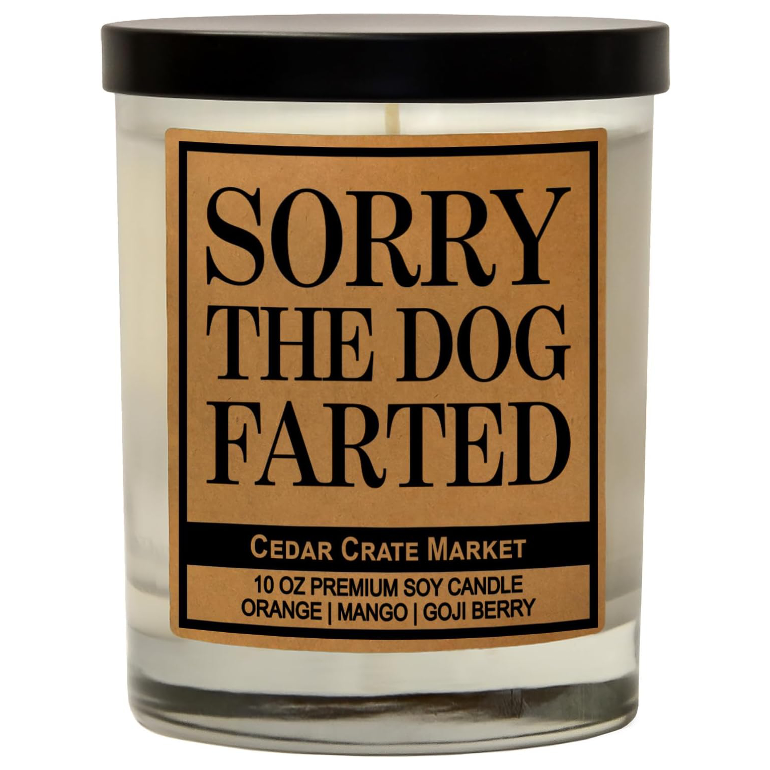 “Sorry, the Dog Farted” Candle new