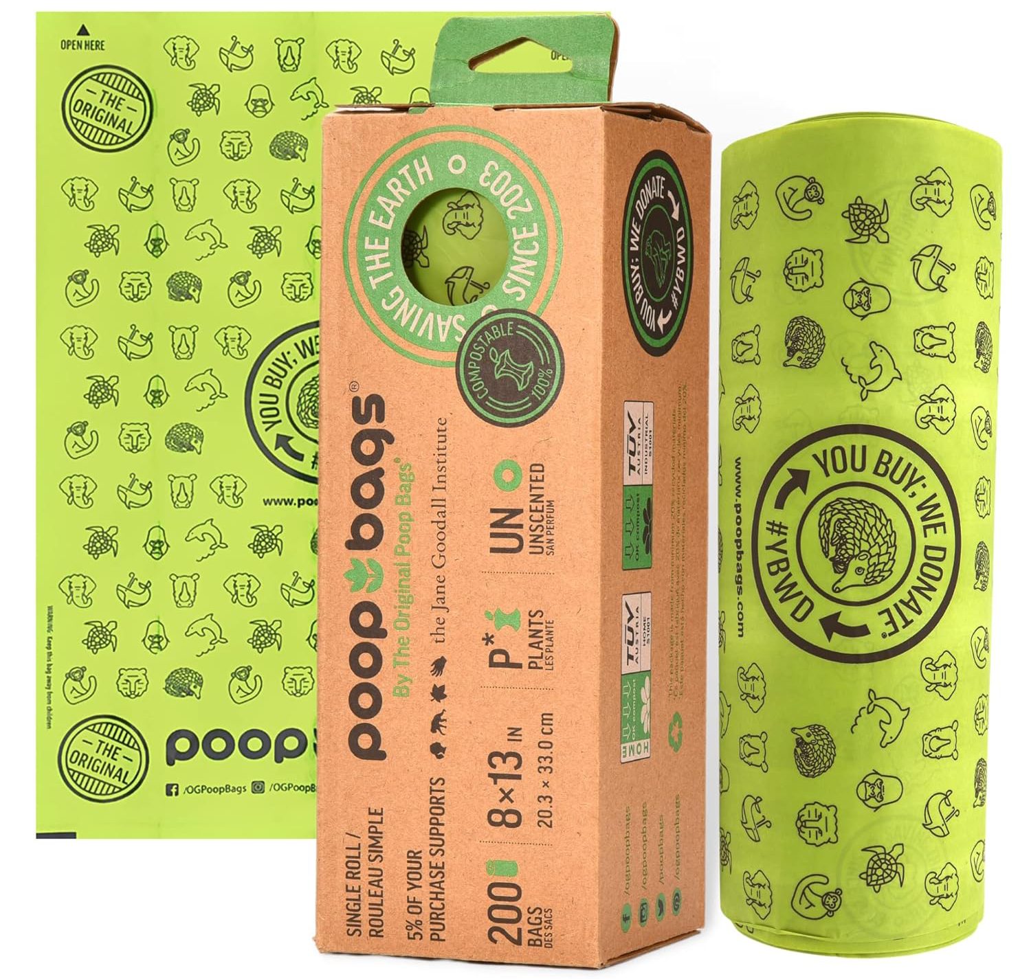 The Original PoopBags Compostable Waste Bags