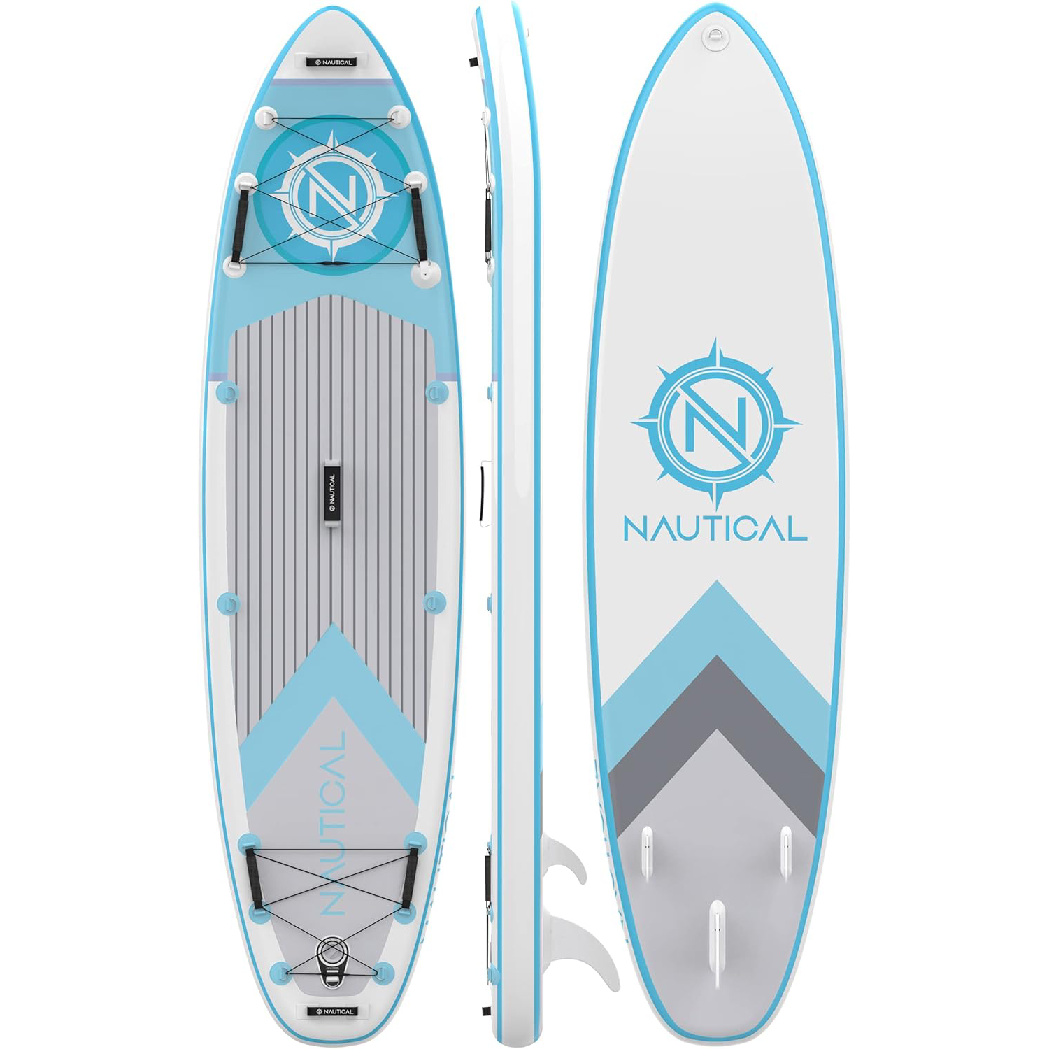 iROCKER Nautical Inflatable Stand Up Paddle Board