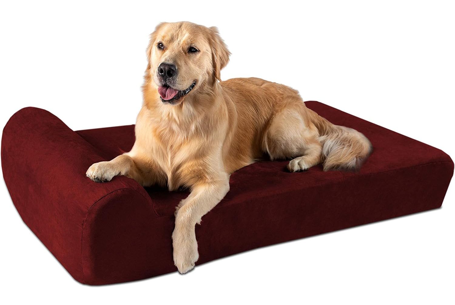 Big Barker 7_ Headrest Orthopedic Pillow Dog Bed