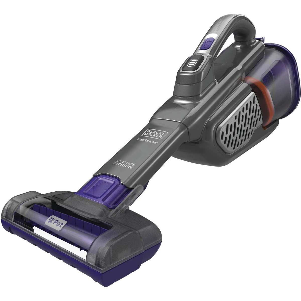 Black+Decker Dustbuster AdvancedClean+ Pet Cordless Hand Vacuum Cleaner