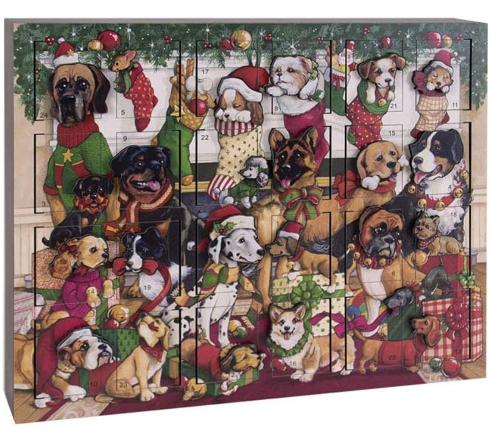 Byers' Choice Dogs Christmas Advent Calendar