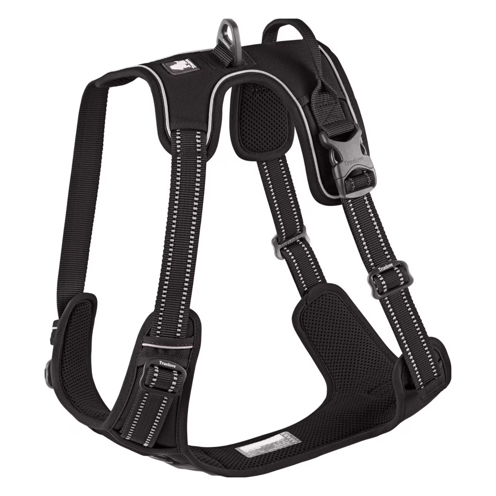 Chai's Choice Premium Outdoor Adventure 3M Polyester Reflective Front Clip Dog Harness