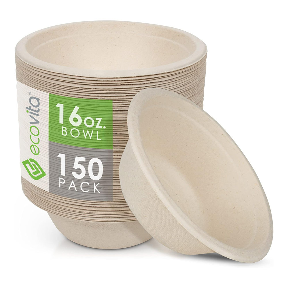 Ecovita Compostable Paper Bowls