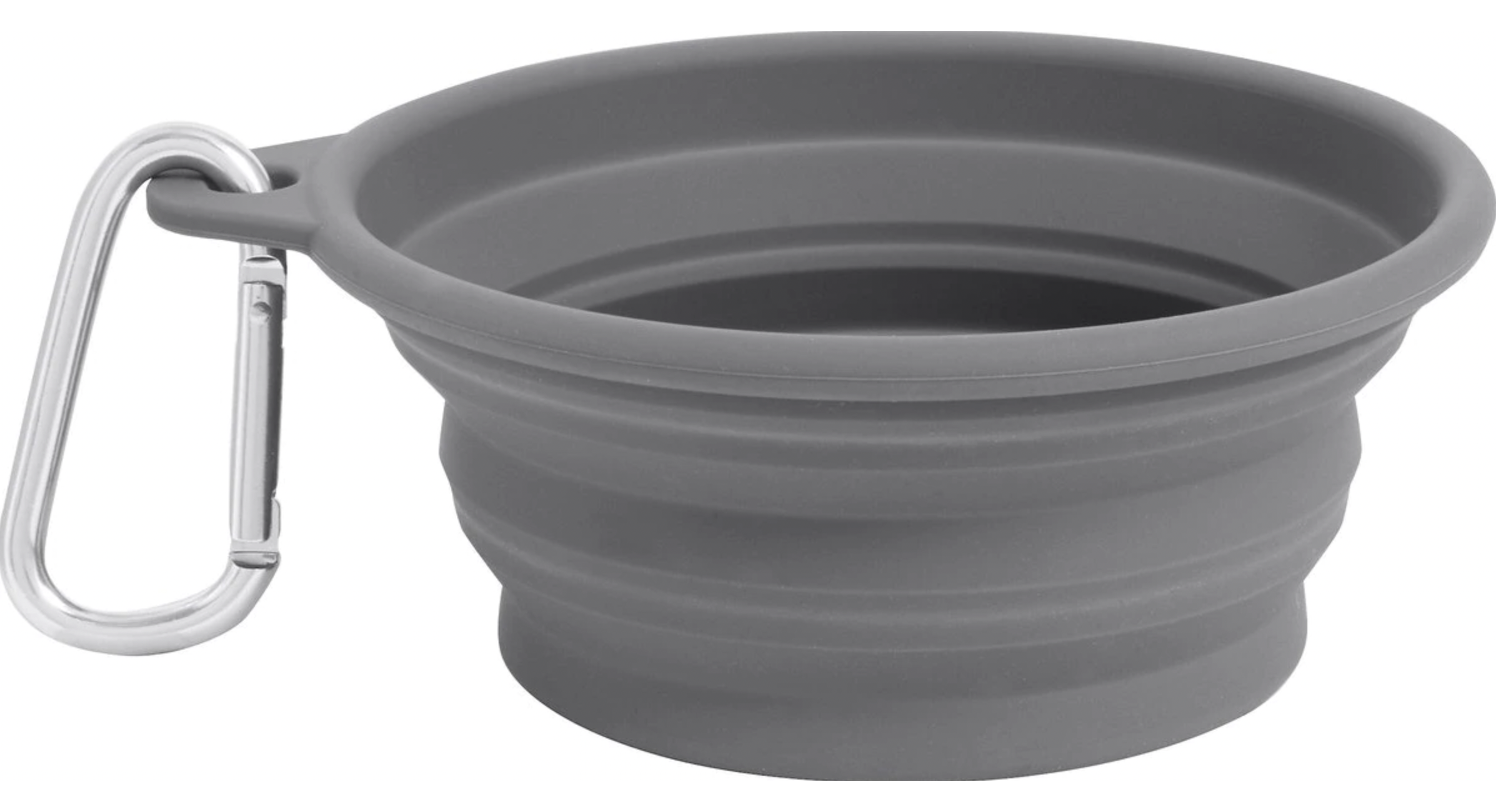 Frisco Silicone Collapsible Travel Bowl with Carabiner
