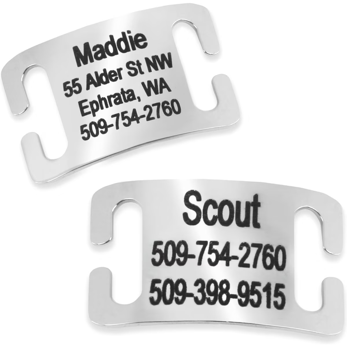 Frisco Stainless Steel Slide-On Personalized Dog & Cat Tag