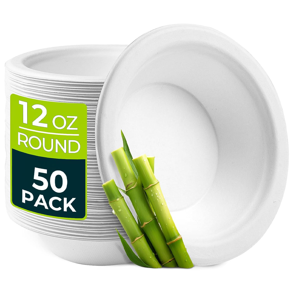 Hihomy Compostable Paper Bowls