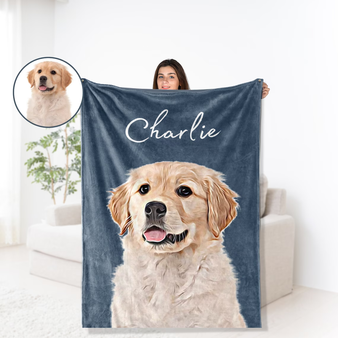 ModPawsUS Custom Pet Blanket new