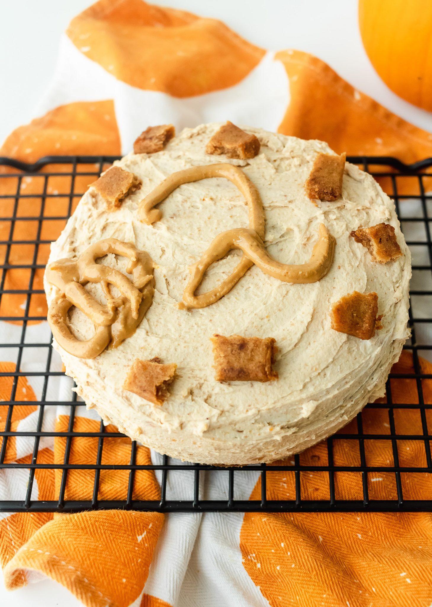 Pumpkin Dog Cake