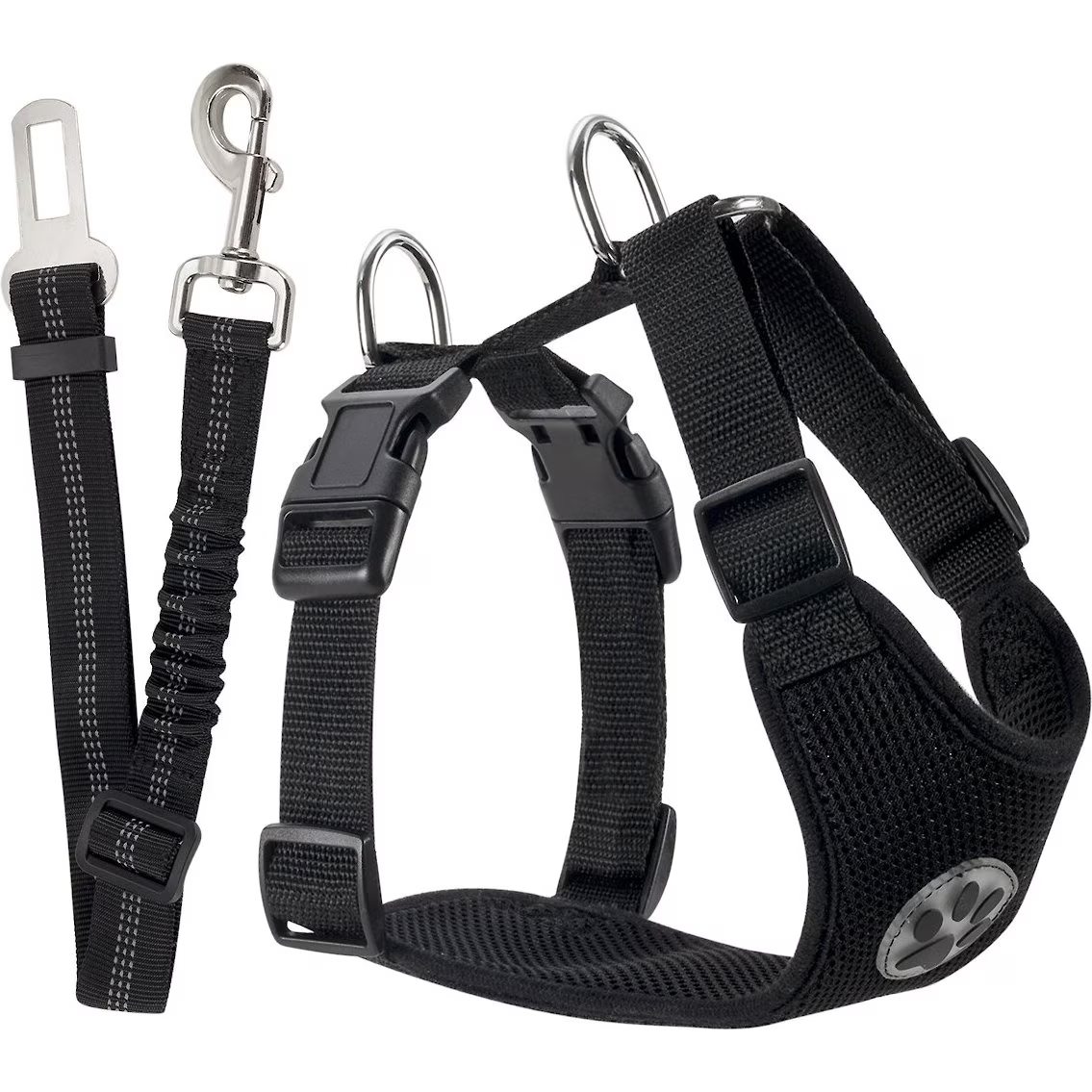 SlowTon Car Safety Dog Harness With Seat Belt