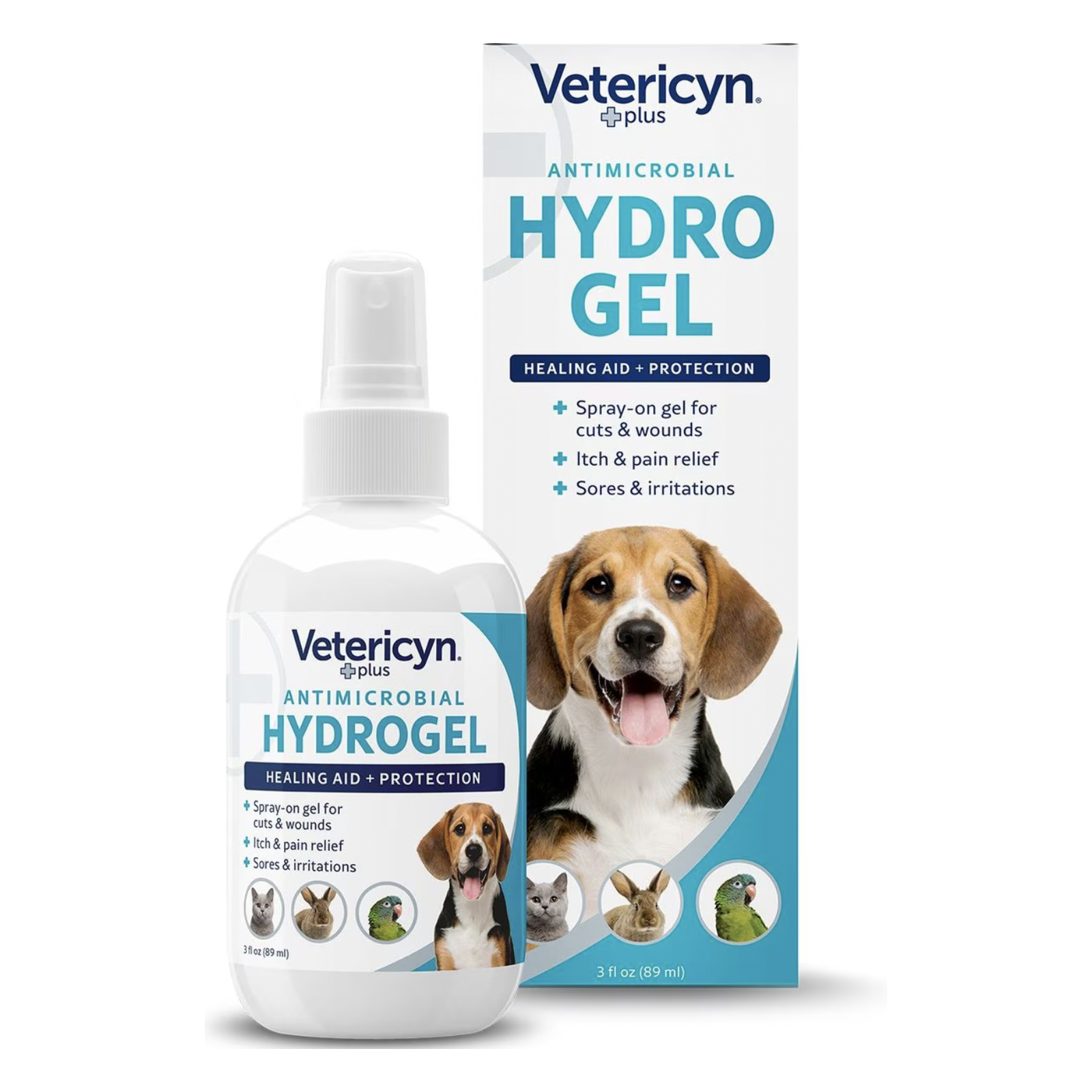 Vetericyn Plus Antimicrobial Hydrogel Healing Aid Spray