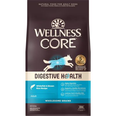 Wellness CORE Digestive Health Wholesome Grains Whitefish & Brown Rice